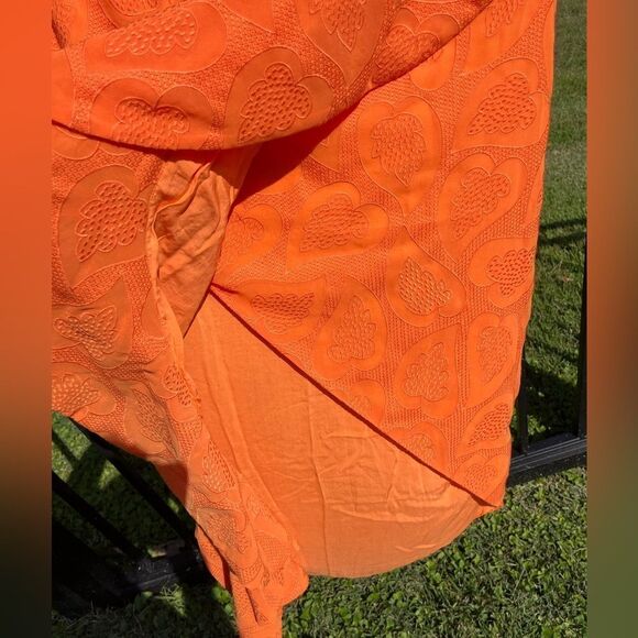 Anthropologie Maeve Embroidered Ruffle Wrap Skirt NWT - Picture 9 of 12